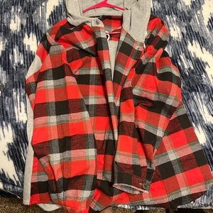 Plaid button up